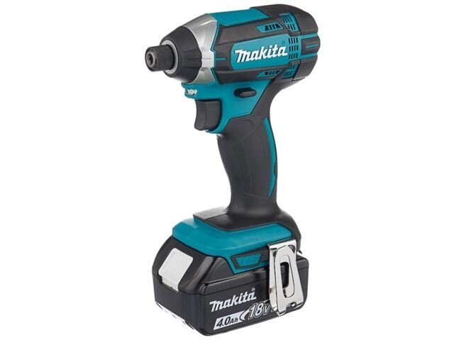 Аккум. шуруповерт MAKITA LXT DTD 152 RME в чем. (18.0 В, 2 акк., 4.0 А/ч Li-Ion, 1 скор., 165 Нм, шурупы до 13 мм) от компании ООО "ИнструментЛюкс" - фото 1