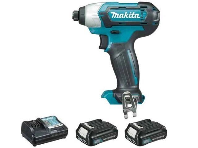 Аккум. шуруповерт MAKITA TD 110 DWAE в чем. (10.8 В, 2 акк., 2.0 А/ч Li-Ion, 1 скор., 110 Нм, шурупы до 12 мм) от компании ООО "ИнструментЛюкс" - фото 1