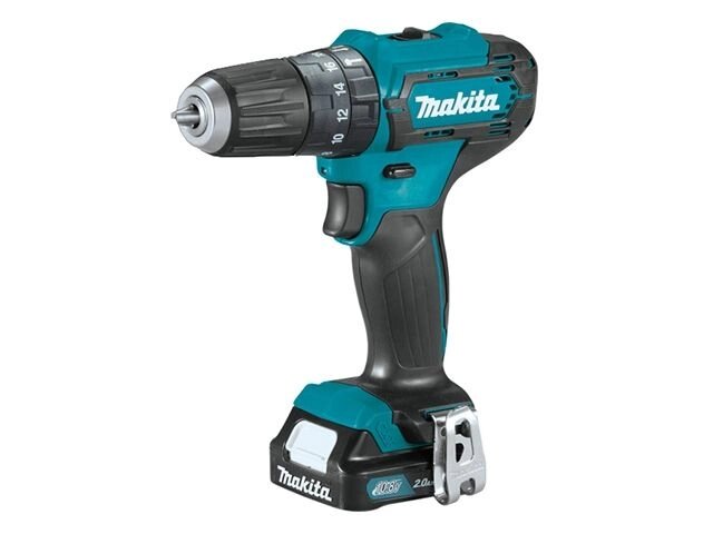 Аккум. ударная дрель-шуруповерт MAKITA CXT HP 333 DWAE в чем. (12.0 В, 2 акк., 2.0 А/ч Li-Ion, 2 скор., 30 Нм, шурупы от компании ООО "ИнструментЛюкс" - фото 1