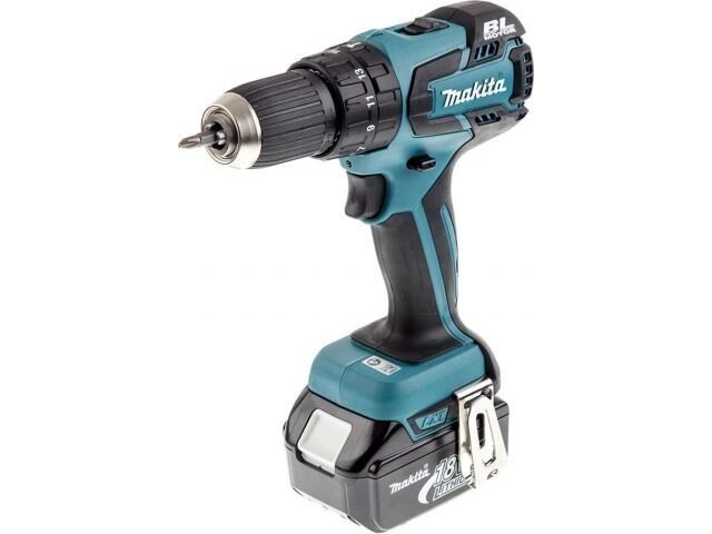 Аккум. ударная дрель-шуруповерт MAKITA LXT DHP 459 RFE в чем. (18.0 В, 2 акк., 3.0 А/ч Li-Ion, 2 скор., 45 Нм, шурупы от компании ООО "ИнструментЛюкс" - фото 1