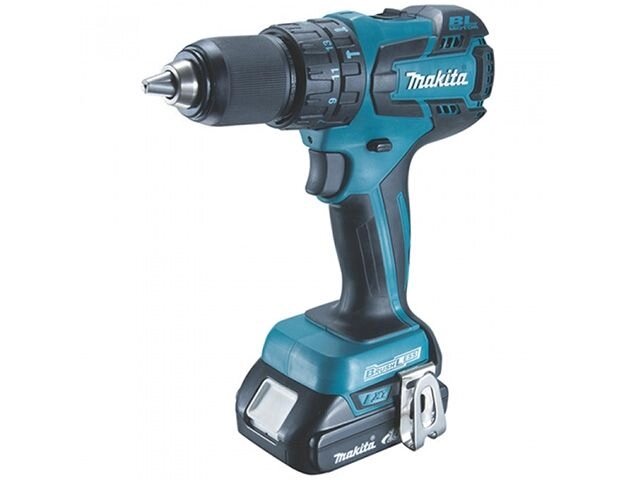 Аккум. ударная дрель-шуруповерт MAKITA LXT DHP 459 SYE в чем. (18.0 В, 2 акк., 1.5 А/ч Li-Ion, 2 скор., 45 Нм, шурупы от компании ООО "ИнструментЛюкс" - фото 1