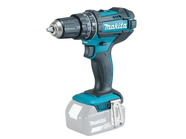 Аккум. ударная дрель-шуруповерт MAKITA LXT DHP 482 Z + MAKPAC (18.0 В, БЕЗ АККУМУЛЯТОРА, 2 скор., 62 Нм, шурупы до 13 от компании ООО "ИнструментЛюкс" - фото 1