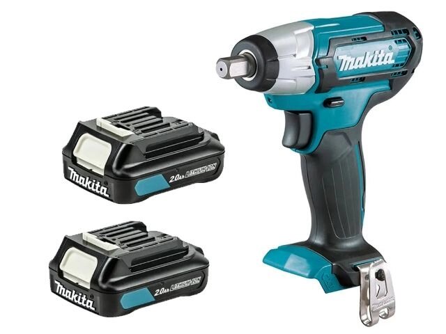 Аккум. ударный гайковерт MAKITA CXT TW 141 DWAE в чем. (12.0 В, 2 акк., 2.0 А/ч Li-Ion, посадочн. квадрат 1/2 ", 145 от компании ООО "ИнструментЛюкс" - фото 1