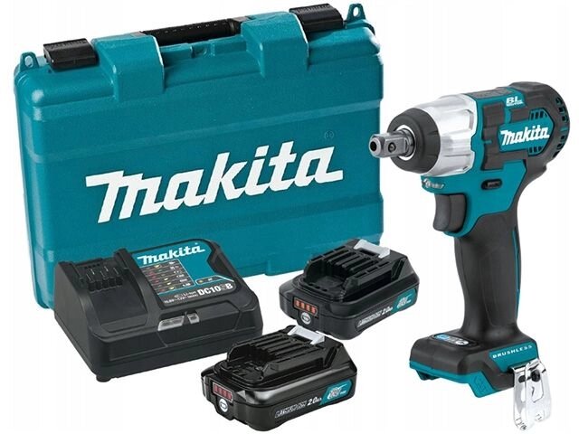 Аккум. ударный гайковерт MAKITA CXT TW 160 DWAE в чем. (12.0 В, 2 акк., 2.0 А/ч Li-Ion, посадочн. квадрат 3/8 ", 160 от компании ООО "ИнструментЛюкс" - фото 1