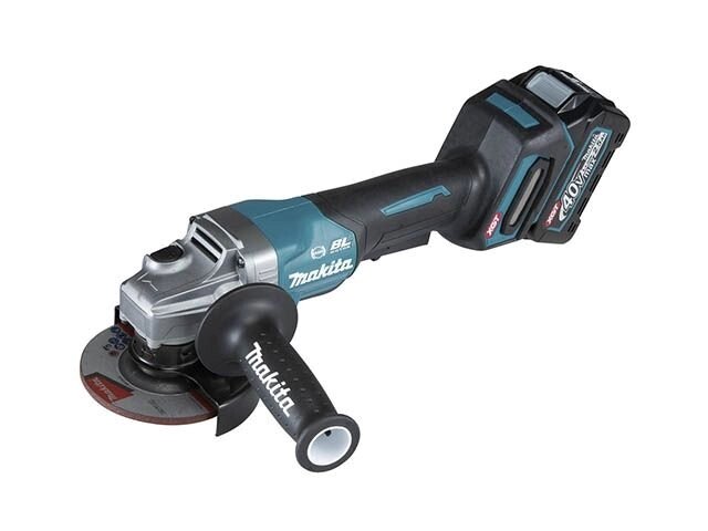 Аккум. углошлифмашина MAKITA XGT GA 012 GM 201 (40В, 115 мм, 8500 об/м, клав. (2x4.0Ач, DC40RA, Makpac4)) от компании ООО "ИнструментЛюкс" - фото 1