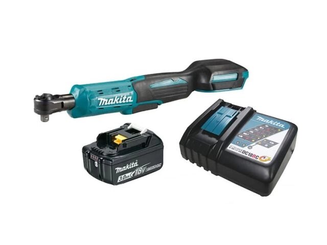 Аккум. угловой гайковерт MAKITA LXT DWR180RF в кор. (18.0 В, 1 акк., Li-Ion, посадочн. квадрат 1/4 ", 48 Нм,) от компании ООО "ИнструментЛюкс" - фото 1