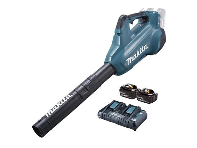 Аккум. воздуходувка MAKITA LXT DUB 362 Z + АКЦИЯ (2 аккумулятора и зарядное) (18.0 В, 2 акк. BL1850B 5 А/ч, Li-Ion x2 от компании ООО "ИнструментЛюкс" - фото 1