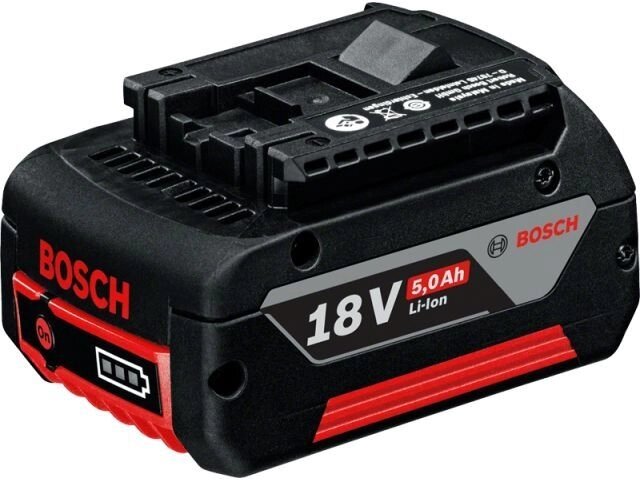 Аккумулятор BOSCH GBA 18В, 5.0 А/ч, Li-Ion (18.0 В, 5.0 А/ч, Li-Ion) от компании ООО "ИнструментЛюкс" - фото 1