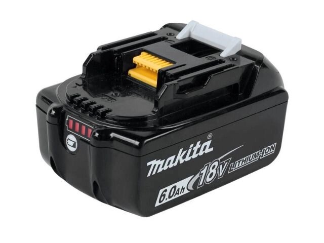 Аккумулятор MAKITA LXT BL 1860 B 18.0 В, 6.0 А/ч, Li-Ion от компании ООО "ИнструментЛюкс" - фото 1