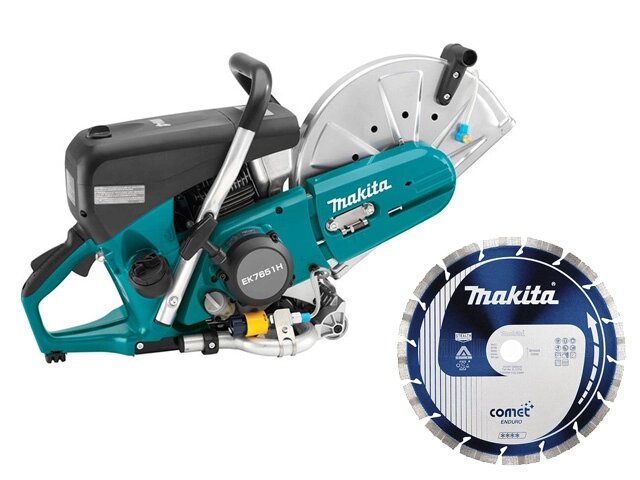 Бензорез MAKITA EK 7651 H + АКЦИЯ (алмазный круг) (3.30 кВт, 355х25.4 мм, с алм. кругом, вес 15.9 кг) от компании ООО "ИнструментЛюкс" - фото 1