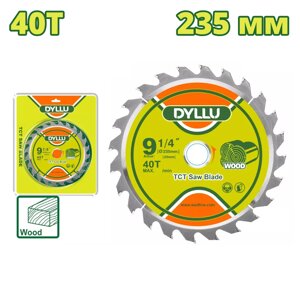 Диск пильный 235x25,4 мм 40 зубьев по дереву DYLLU DTTC1K07