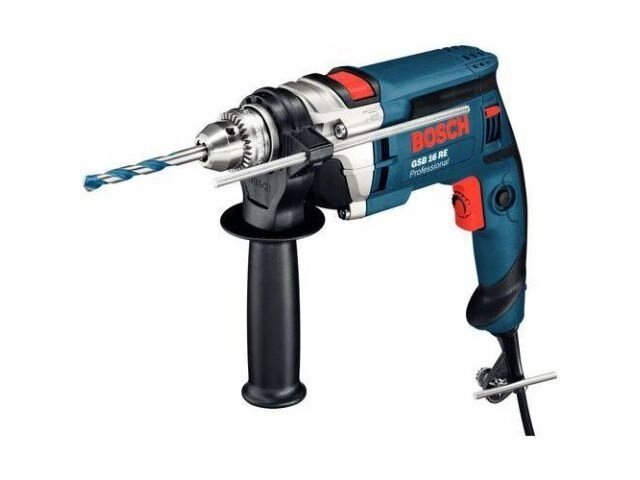 Дрель ударная BOSCH GSB 16 RE Professional в чем. (750 Вт, патрон БЗП, 1 скор.) от компании ООО "ИнструментЛюкс" - фото 1