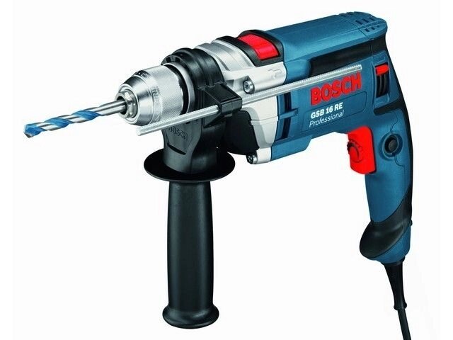 Дрель ударная BOSCH GSB 16 RE в чем. (750 Вт, патрон БЗП, 1 скор.) от компании ООО "ИнструментЛюкс" - фото 1