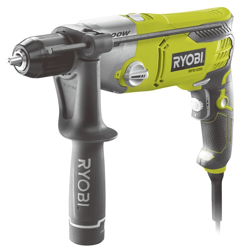 Дрель ударная RYOBI RPD1200-K от компании ООО "ИнструментЛюкс" - фото 1