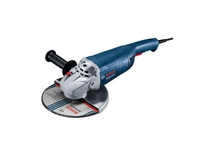 Двуручная углошлифмашина BOSCH GWS 2200 в кор. (2200 Вт, диск 230х22 мм,) от компании ООО "ИнструментЛюкс" - фото 1