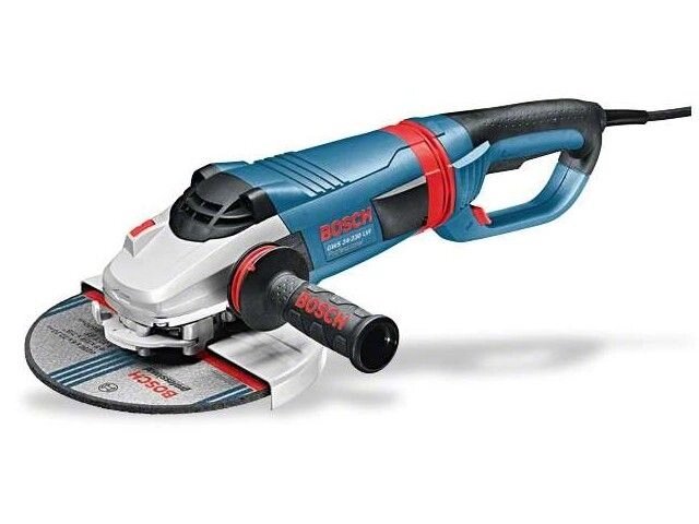 Двуручная углошлифмашина BOSCH GWS 24-230 LVI в кор. (2400 Вт, диск 230х22 мм, вибро, плавный пуск, без регул. об.) от компании ООО "ИнструментЛюкс" - фото 1