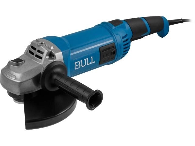 Двуручная углошлифмашина BULL WS 2303 в кор. 2200 Вт, 230 мм, 6600 об/мин, пылезащ., 4м кабель (5,1 кг, М14) от компании ООО "ИнструментЛюкс" - фото 1