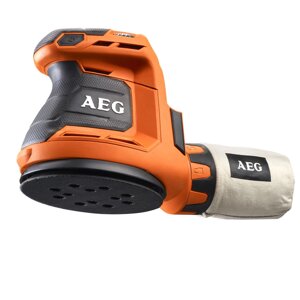 Эксцентриковая аккумуляторная шлифмашина AEG BEX18-125-0 (без батареи)