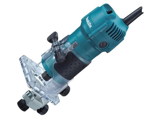 Фрезер кромочный MAKITA 3709 в кор. (530 Вт, цанга 6 мм, 30000 об/мин) от компании ООО "ИнструментЛюкс" - фото 1