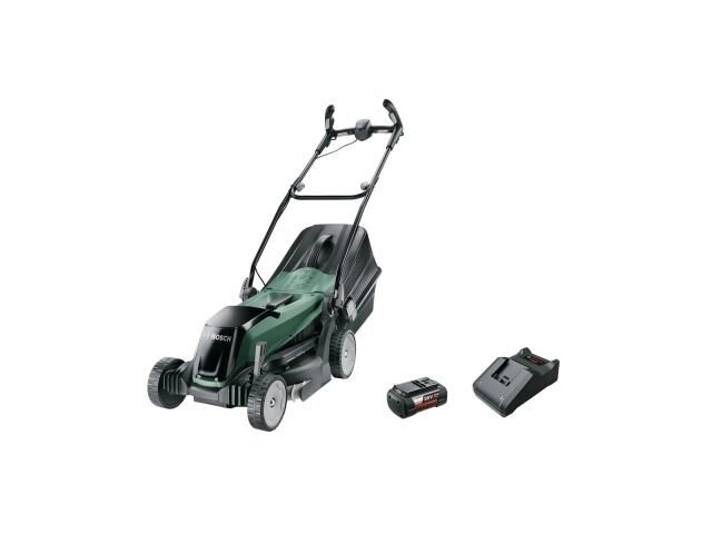 Газонокосилка аккумуляторная BOSCH EasyRotak 36-550 (шир. 370 мм, выс. 25-70 мм, металлич. корпус, травосборник 40 л) от компании ООО "ИнструментЛюкс" - фото 1