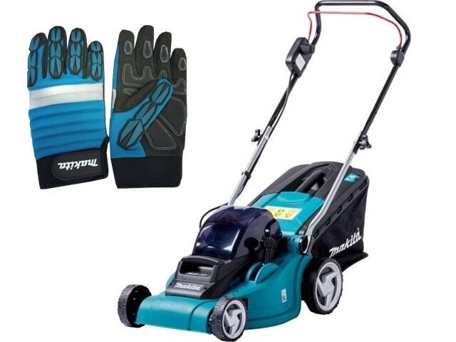 Газонокосилка аккумуляторная MAKITA LXT DLM 380 PM2 + АКЦИЯ (перчатки) (18.0 В, 2 акк., 4.0 А/ч, Li-Ion, шир. 380 мм, от компании ООО "ИнструментЛюкс" - фото 1