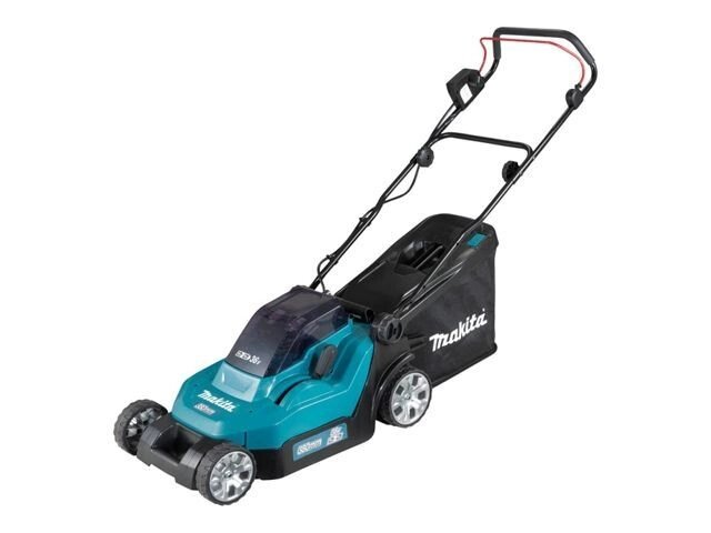 Газонокосилка аккумуляторная MAKITA LXT DLM 382 CM2 (18.0 В, 2 акк., 4.0 А/ч, Li-Ion, шир. 380 мм, выс. 25-75 мм, от компании ООО "ИнструментЛюкс" - фото 1