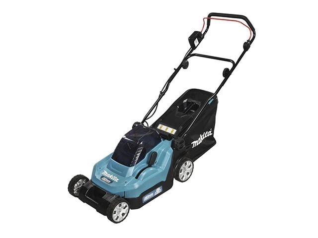 Газонокосилка аккумуляторная MAKITA LXT DLM 382 Z (36.0 В, БЕЗ АККУМУЛЯТОРА, шир. 380 мм, выс. 25-75 мм, пластм. от компании ООО "ИнструментЛюкс" - фото 1