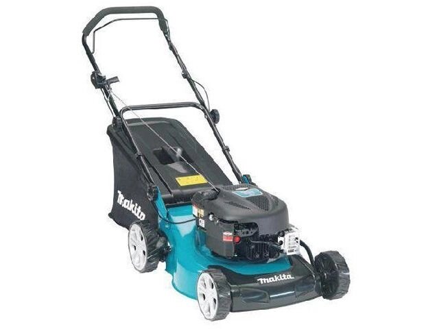 Газонокосилка бензиновая MAKITA PLM 4620 N (3.2 л. с., шир. 460 мм, выс. 25-70 мм, мульчир. стальн. корпус, от компании ООО "ИнструментЛюкс" - фото 1