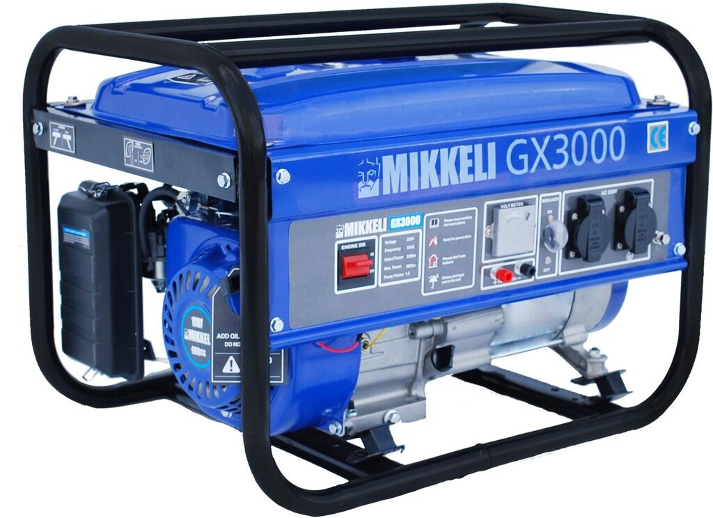 Генератор бензиновый MIKKELI GX 3000 (Мaкс. Мощность (реальная) - 2,8 кВт) от компании ООО "ИнструментЛюкс" - фото 1