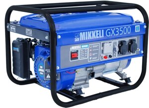 Генератор бензиновый MIKKELI GX 3500 (Мaкс. Мощность (реальная) - 3,4 кВт)