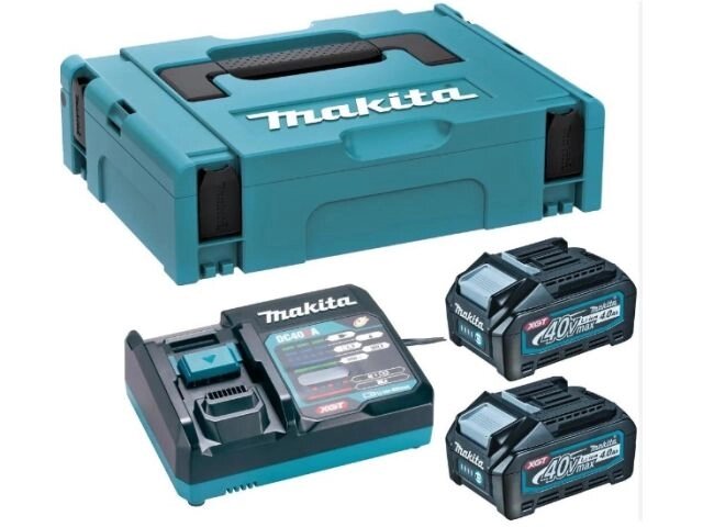 Комплект аккумулятор PSK (XGT, 2x5.0Ач, DC40RA, Makpac 2) (Набор) (MAKITA) от компании ООО "ИнструментЛюкс" - фото 1