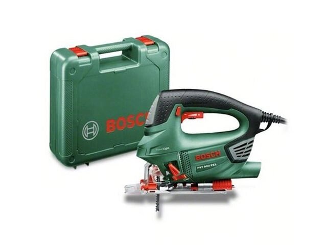 Лобзик электрический BOSCH PST 900 PEL в чем. (620 Вт, пропил до 90 мм, подсветка) от компании ООО "ИнструментЛюкс" - фото 1