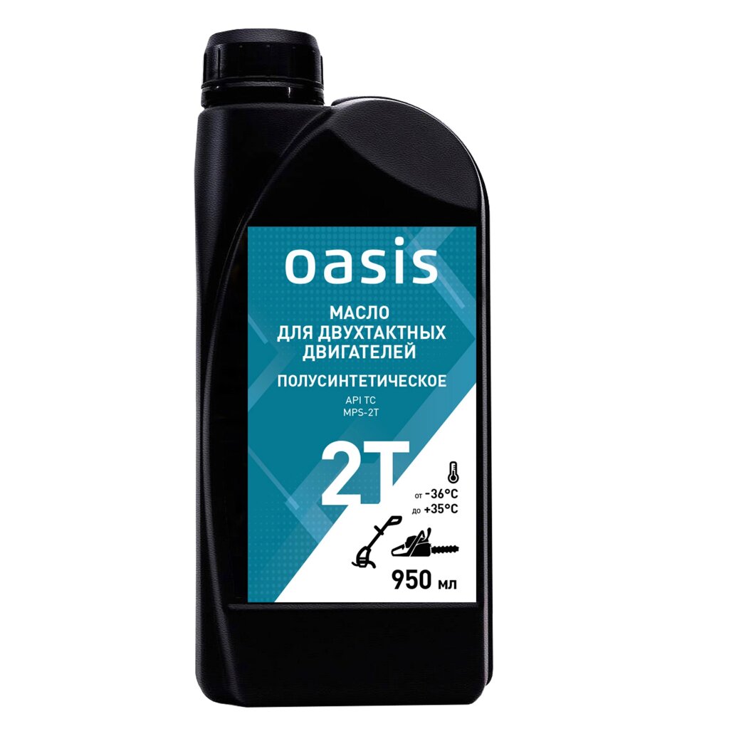 Масло для 2-тактных двигателей полусинтетическое Oasis MPS-2T от компании ООО "ИнструментЛюкс" - фото 1