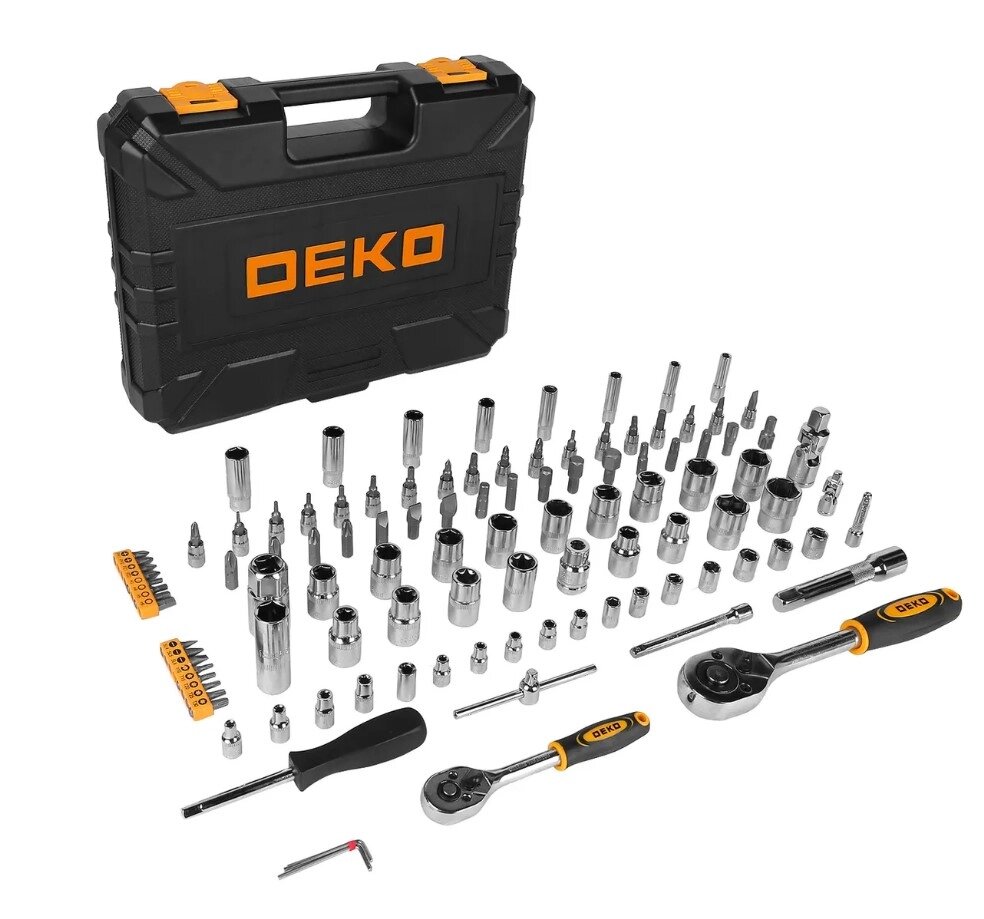 Набор инструмента для авто DEKO DKAT108 SET 108 от компании ООО "ИнструментЛюкс" - фото 1