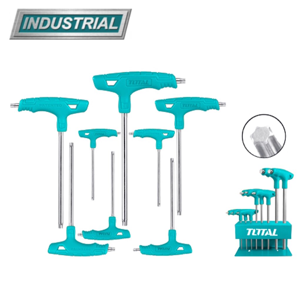 Набор ключей Torx T10-T50 Т-образных TOTAL THHW80836 (8 шт) от компании ООО "ИнструментЛюкс" - фото 1