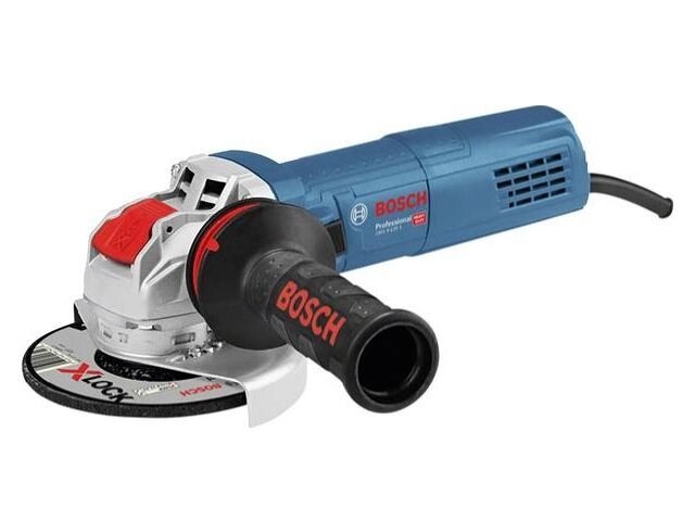 Одноручная углошлифмашина BOSCH GWX 9-125 S в кор. (900 Вт, диск 125х22 мм, регул. об., система X-LOCK) от компании ООО "ИнструментЛюкс" - фото 1