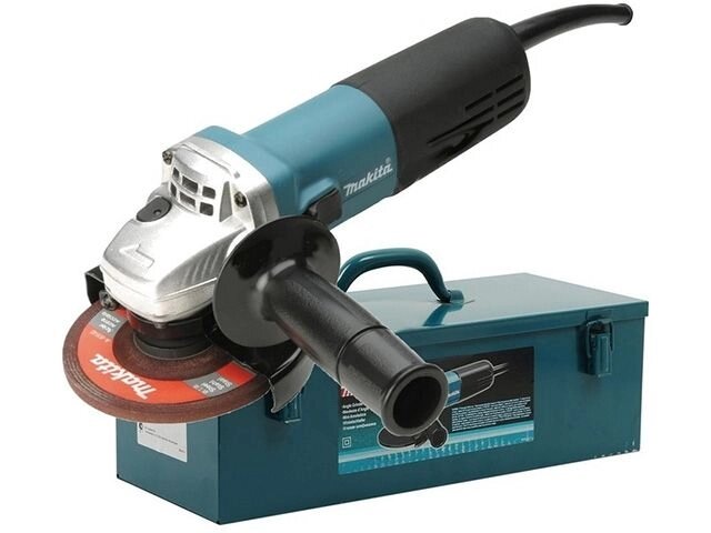 Одноручная углошлифмашина MAKITA 9565 HZK в мет. кейсе (1100 Вт, диск 125х22 мм) от компании ООО "ИнструментЛюкс" - фото 1