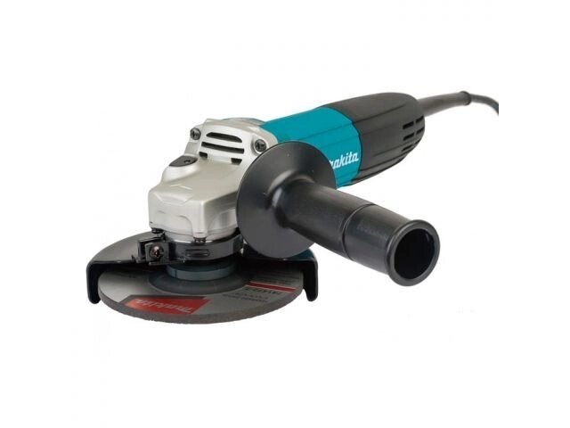 Одноручная углошлифмашина MAKITA GA 5030RX8 в кор.+ 5 отрезных кругов (720 Вт, диск 125х22 мм., без регул. об. + 5 от компании ООО "ИнструментЛюкс" - фото 1