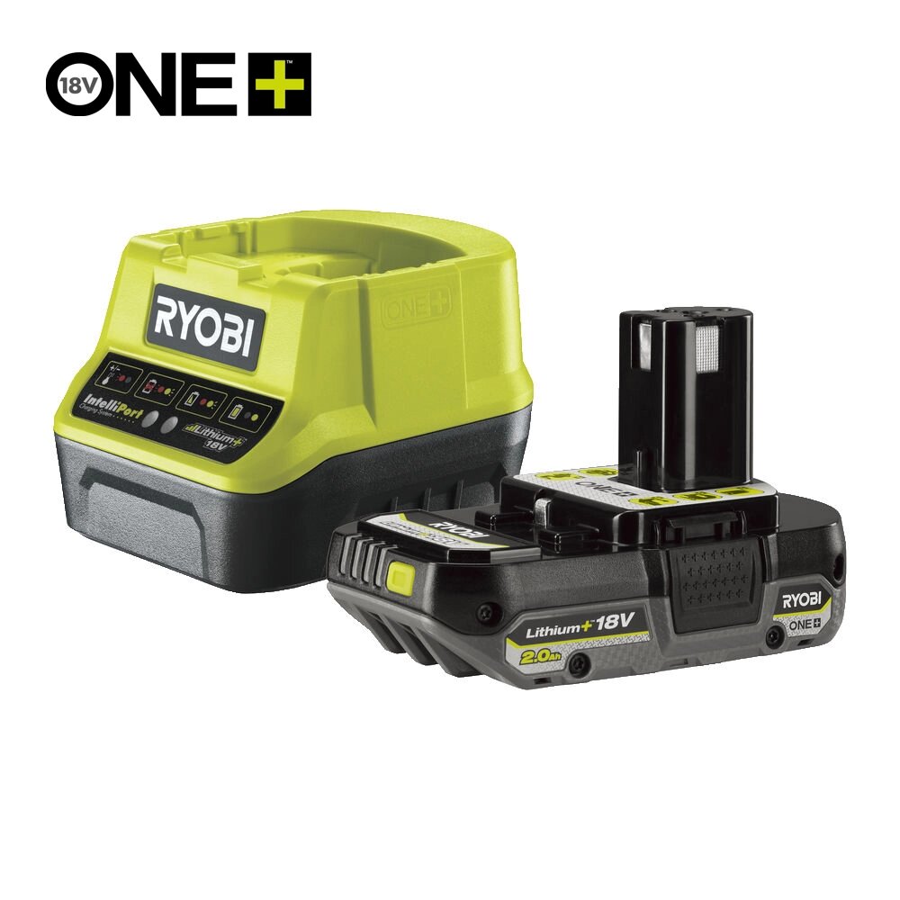 ONE + / Аккумулятор с зарядным устройством RYOBI RC18120-120C от компании ООО "ИнструментЛюкс" - фото 1