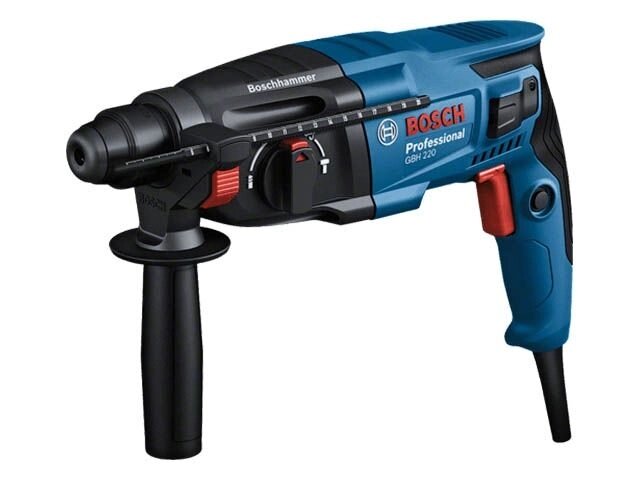 Перфоратор BOSCH GBH 220 в чем. (720 Вт, 2.0 Дж, 3 реж., патрон SDS-plus, вес 2.3 кг) от компании ООО "ИнструментЛюкс" - фото 1