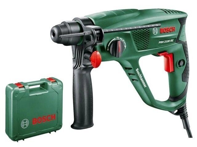 Перфоратор BOSCH PBH 2100 RE в чем. (550 Вт, 1.7 Дж, 3 реж., патрон SDS-plus, вес 2.2 кг) от компании ООО "ИнструментЛюкс" - фото 1