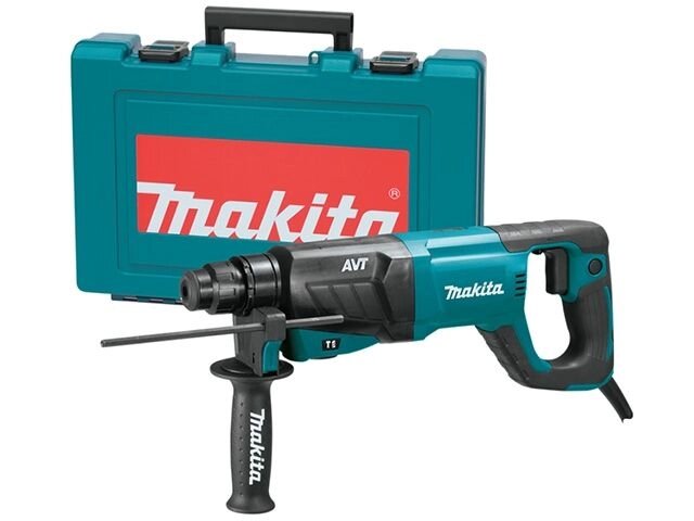 Перфоратор MAKITA HR 2641 в чем. (800 Вт, 2.4 Дж, 3 реж., патрон SDS-plus, вес 3.1 кг) от компании ООО "ИнструментЛюкс" - фото 1