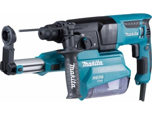 Перфоратор MAKITA HR 2650 в чем. + система пылеудаления (800 Вт, 2.4 Дж, 3 реж., патрон SDS-plus, вес 4.1 кг) от компании ООО "ИнструментЛюкс" - фото 1