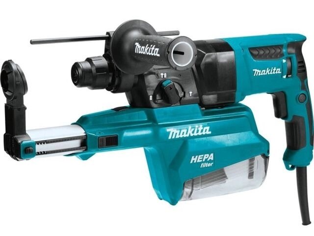 Перфоратор MAKITA HR 2651 в чем. + система пылеудаления (800 Вт, 2.4 Дж, 3 реж., патрон SDS-plus, быстросъемн., БЗП в от компании ООО "ИнструментЛюкс" - фото 1