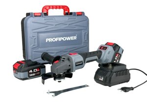 Аккумуляторная УШМ бесщеточная E0080 PROFIPOWER MKDGA-18V (болгарка)