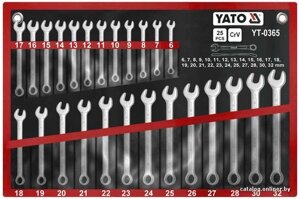 Набор ключей Yato YT-0365 25 предметов