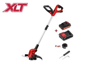 Триммер аккум. WORTEX TB 3018 ALL1 XLT SET 18В, 1 акк., 2 Ач, шир. скаш. 300 мм, л (телескоп. штанга, рег. угол 0-60°)
