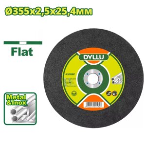 Круг отрезной 355x2,5х25,4 мм по металлу DYLLU DTAC1314