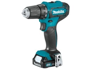 Аккум. дрель-шуруповерт MAKITA CXT DF 333 DWAE в чем. (12.0 В, 2 акк., 2.0 А/ч Li-Ion, 2 скор., 30 Нм, шурупы до 8 мм)