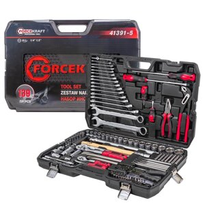 Набор инструментов 139пр. 1/4'', 1/2''(6гр.)(4-32мм) FORCEKRAFT FK-41391-5